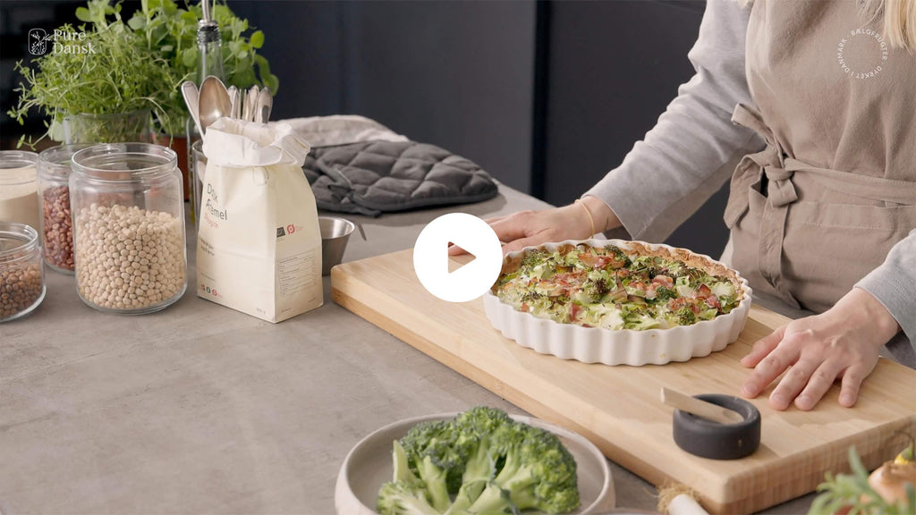Lær at lave en nem glutenfri tærte med ærtemel