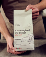 Dansk Økologisk Brødblanding — Kernerugbrød med linser