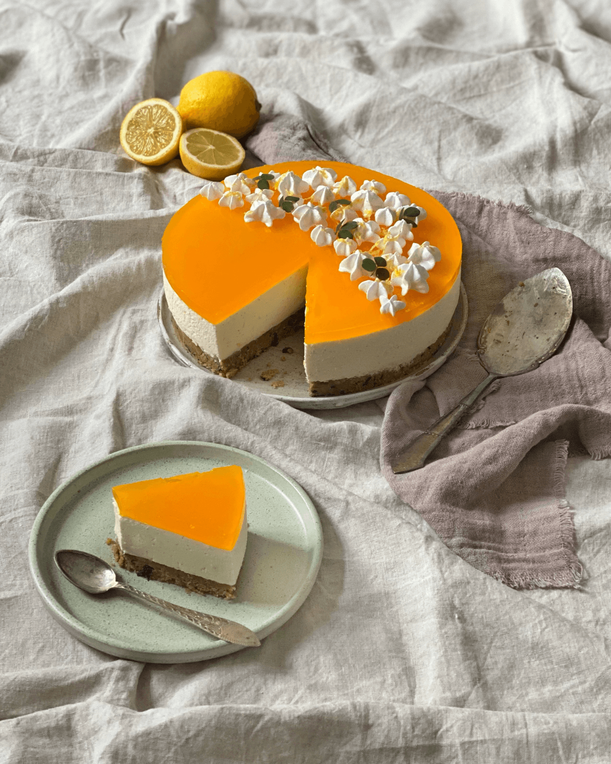 Citron Cheesecake med gråærter- Pure Dansk™
