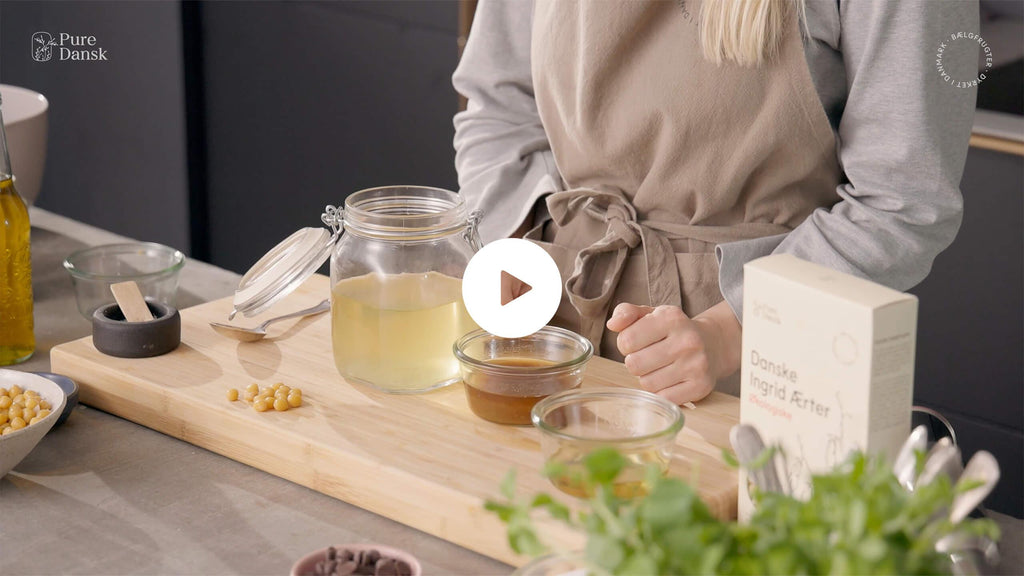 Lær at lave Aquafaba med kogevand fra Ingrid ærter