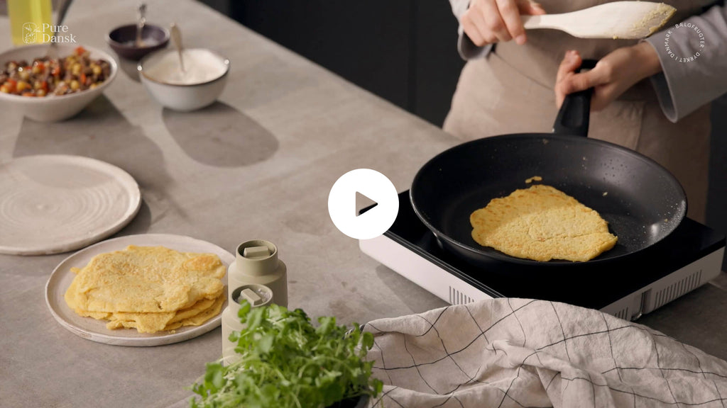 Lær at lave glutenfri madpandekager med ærtemel