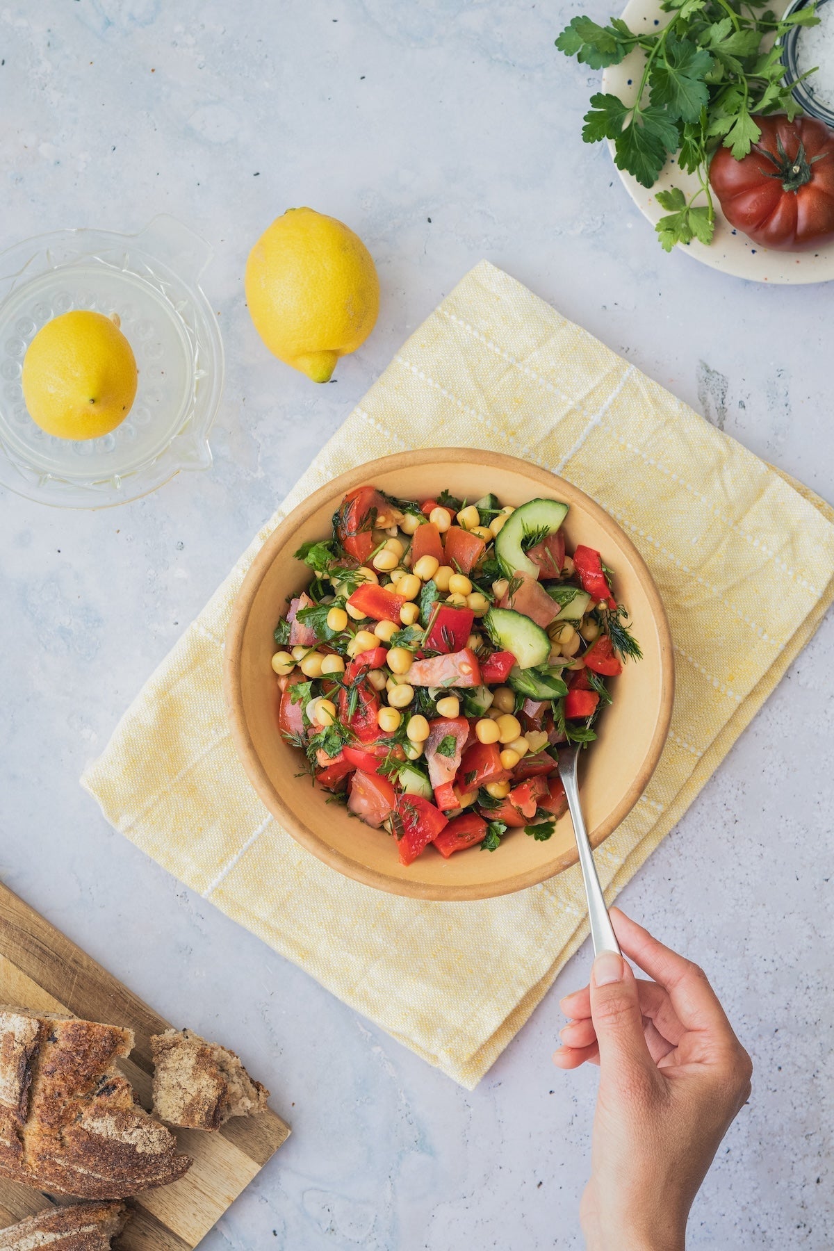 Tabouleh med Ingrid ærter