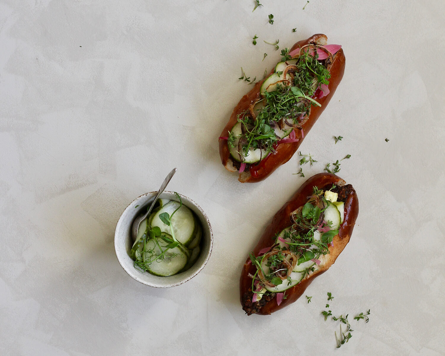 Hotdogs med pølser af danske Anicia linser