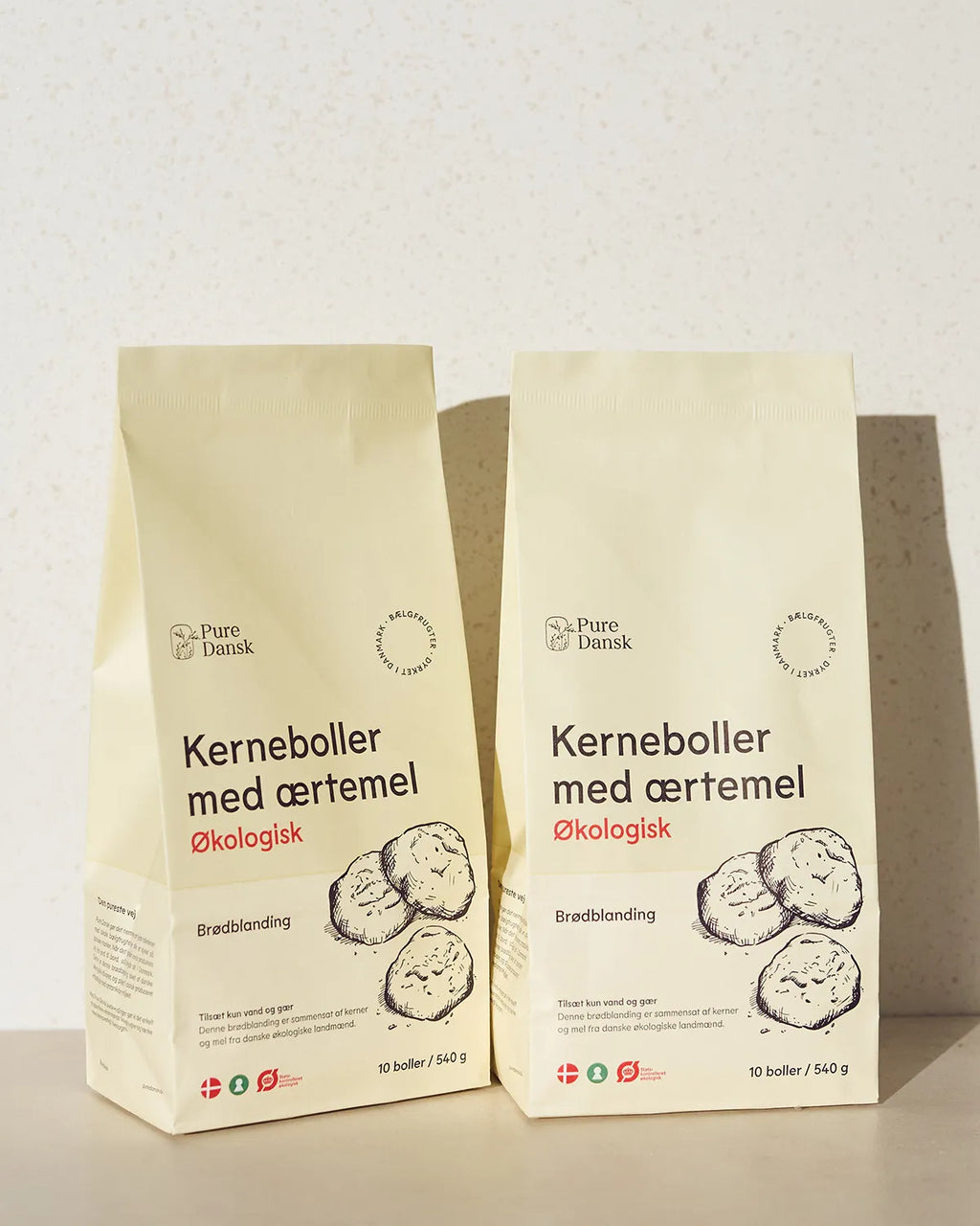 2 brødblandinger — Kerneboller