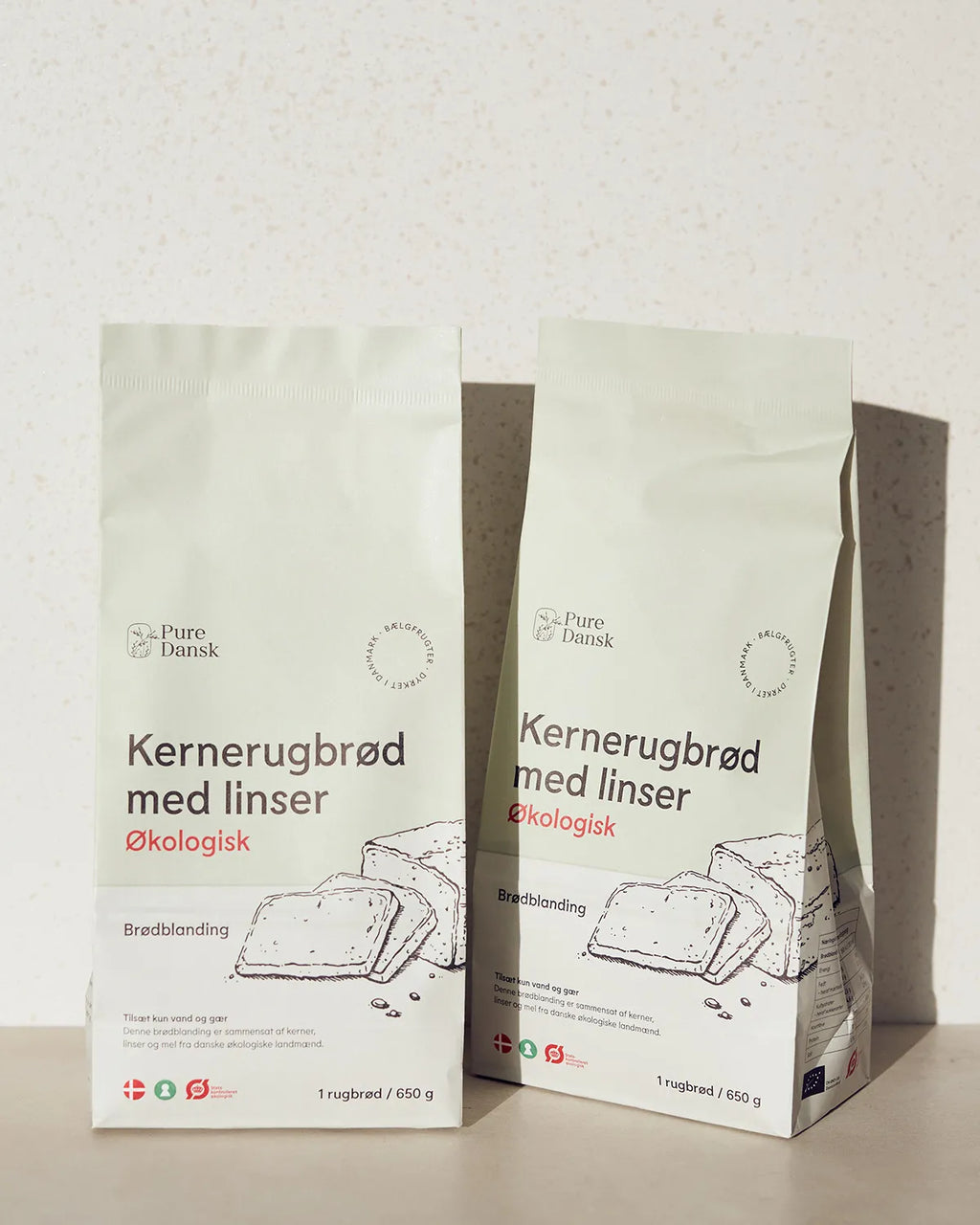 2 brødblandinger — Kernerugbrød