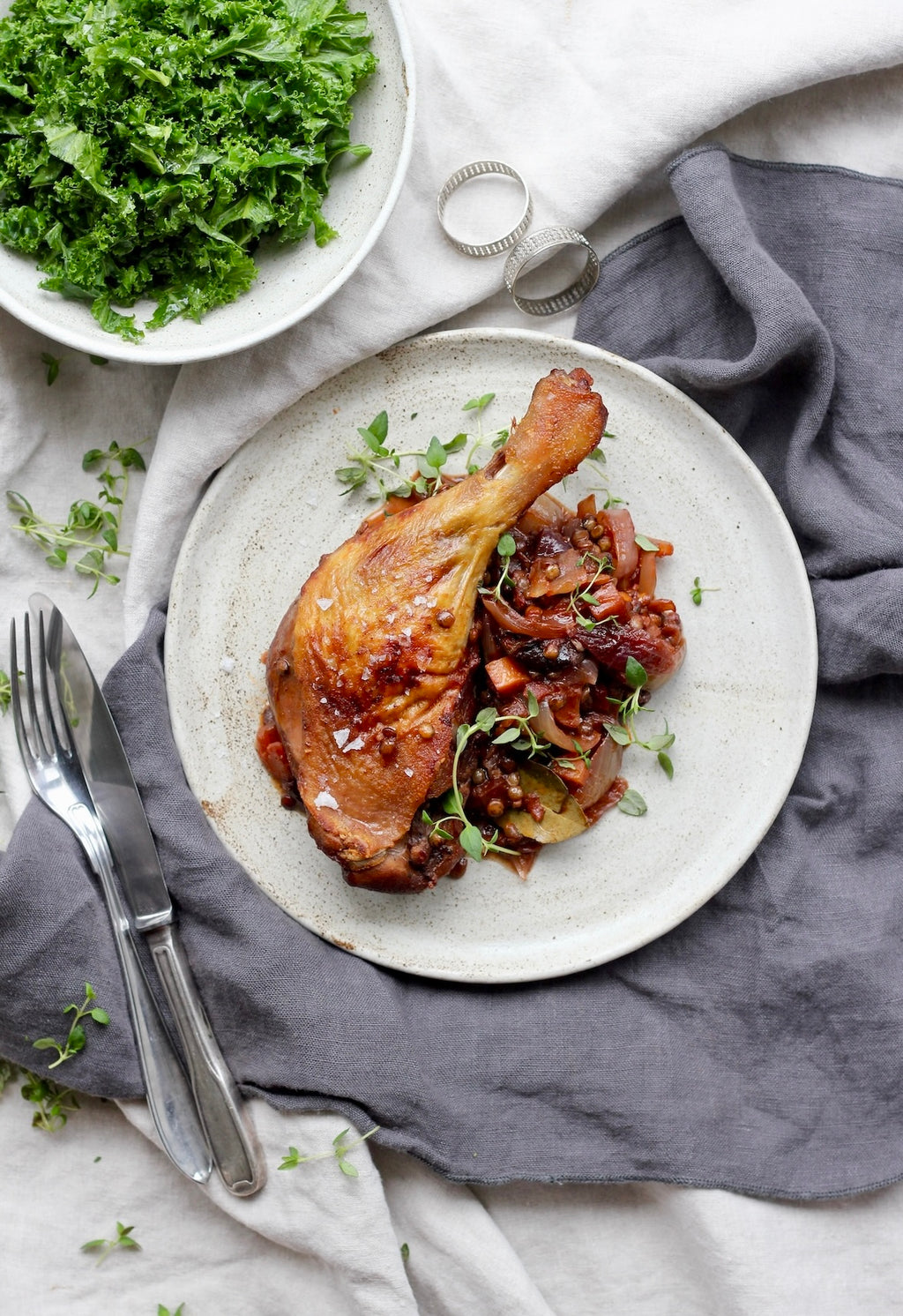 Sprøde andelår med Anicia linser