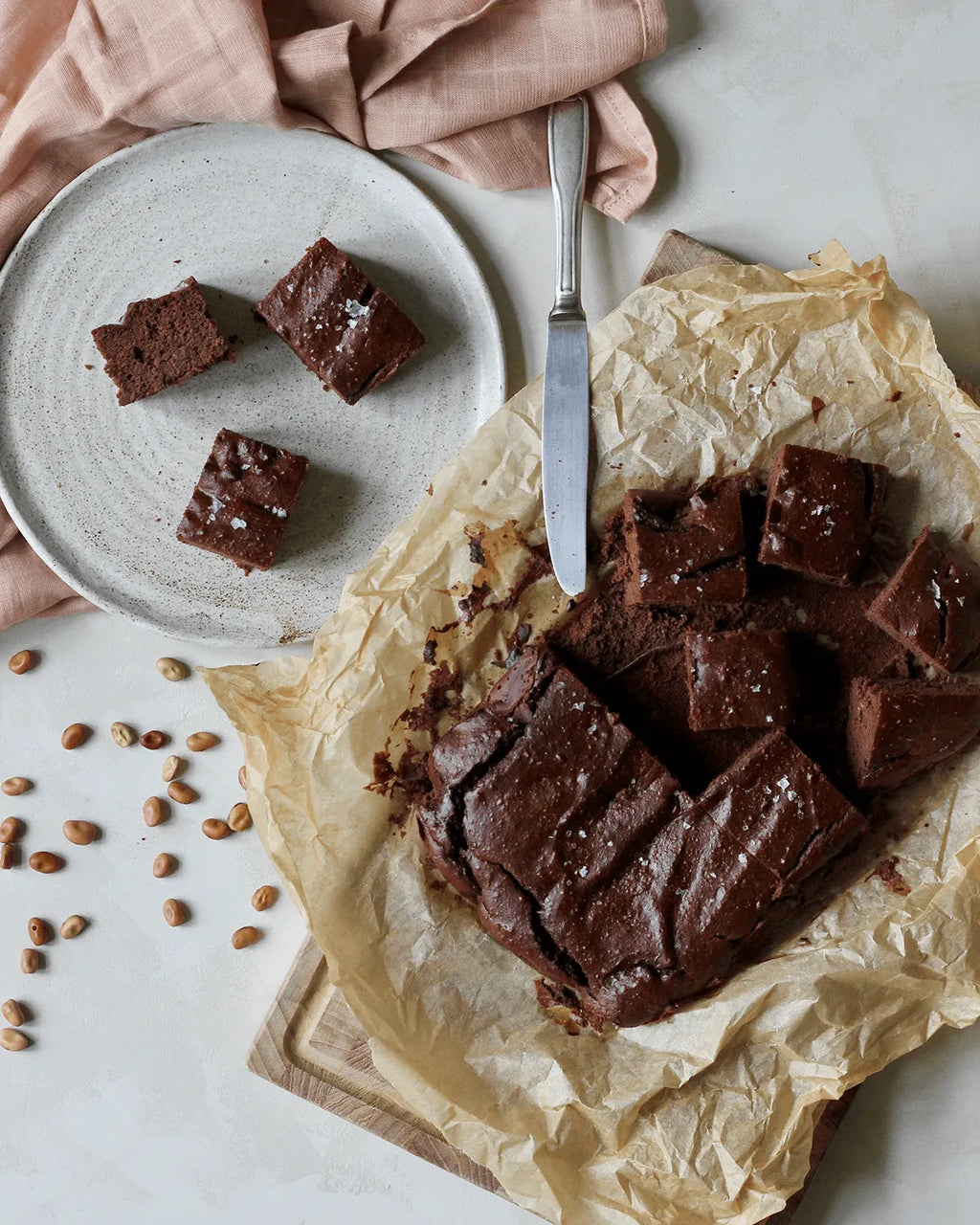 Chokoladekage med hestebønner