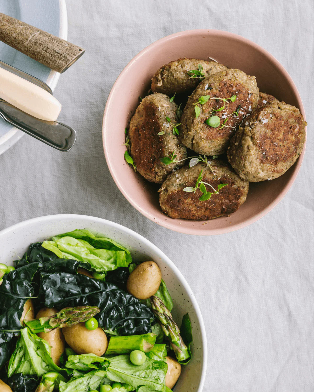 Frikadeller med persille og hestebønner