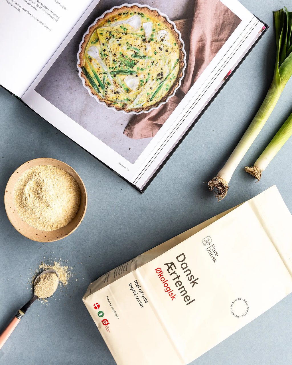 Gavepakke — Ærtemel og kogebog