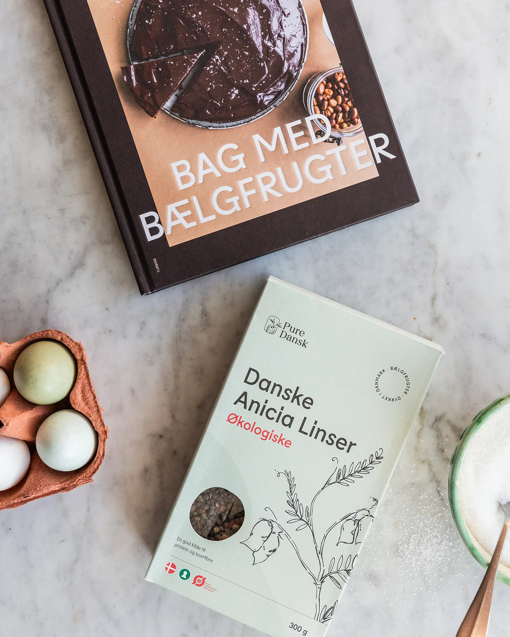 Gavepakke — Anicia Linser og bagebog