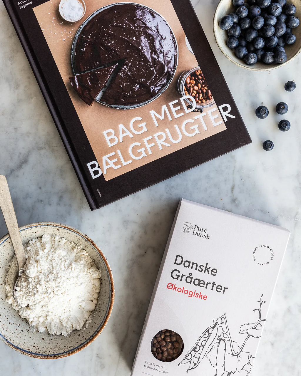 Gavepakke — Gråærter og bagebog