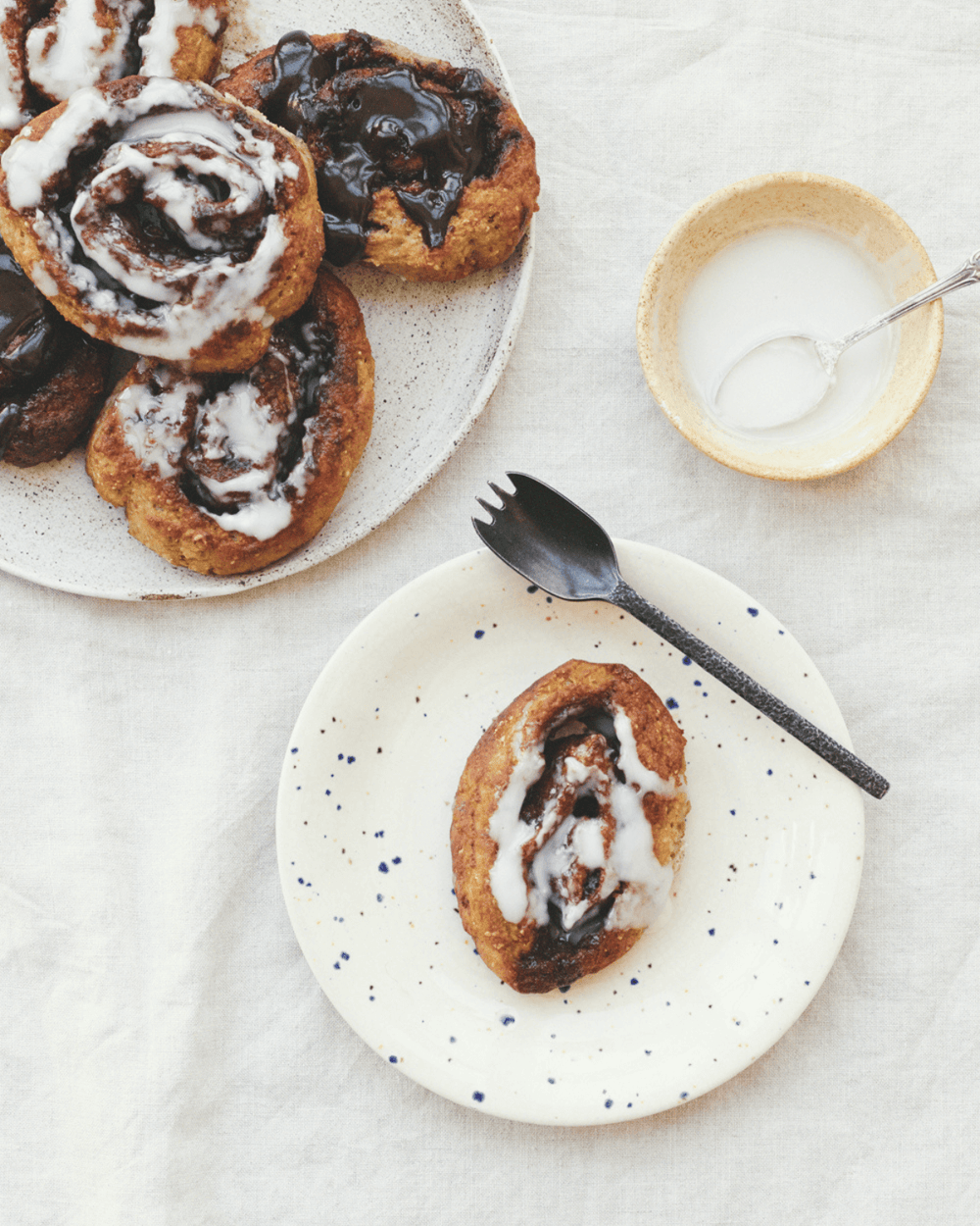 Glutenfri kanelsnegle med ærtemel