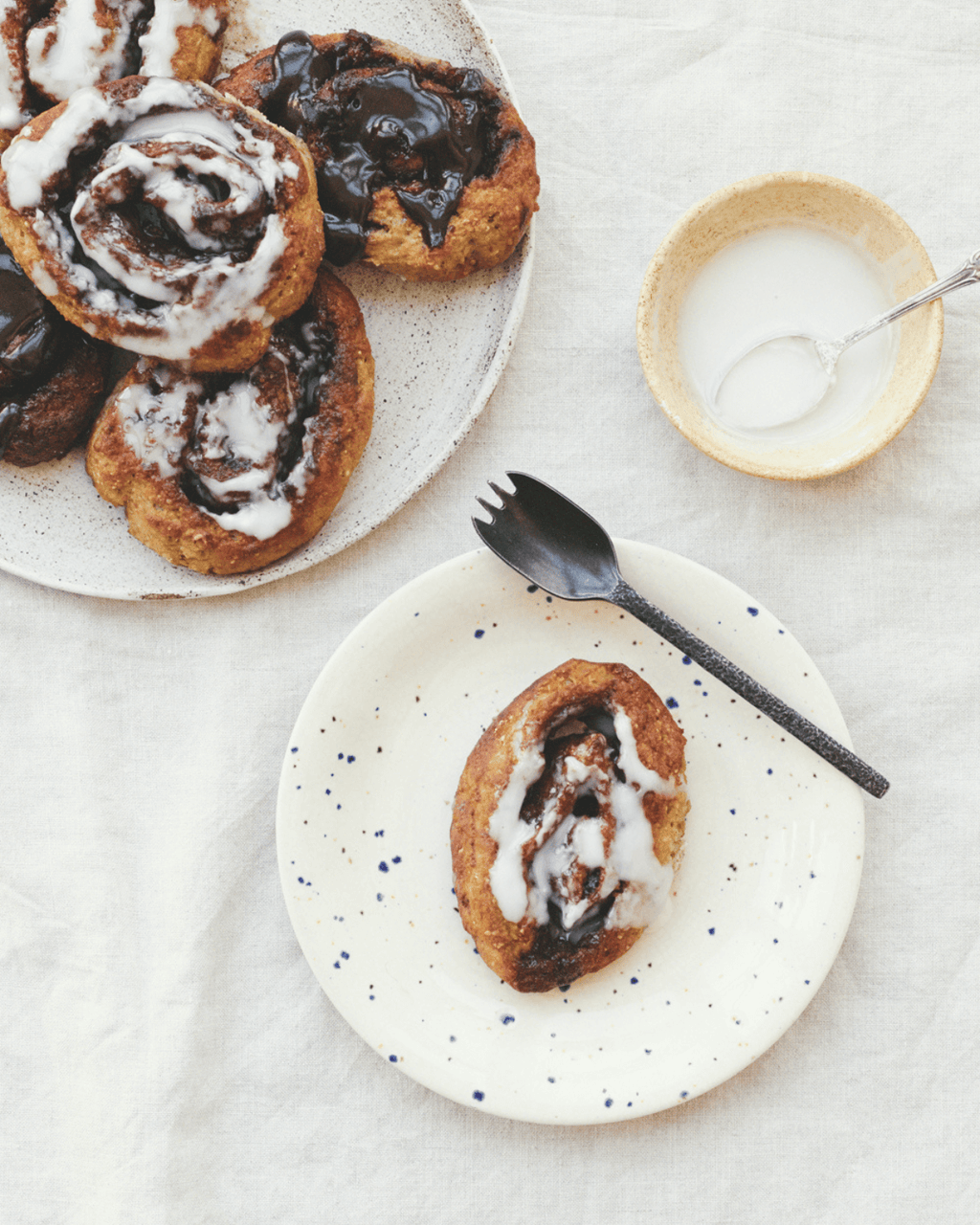 Glutenfri kanelsnegle med ærtemel