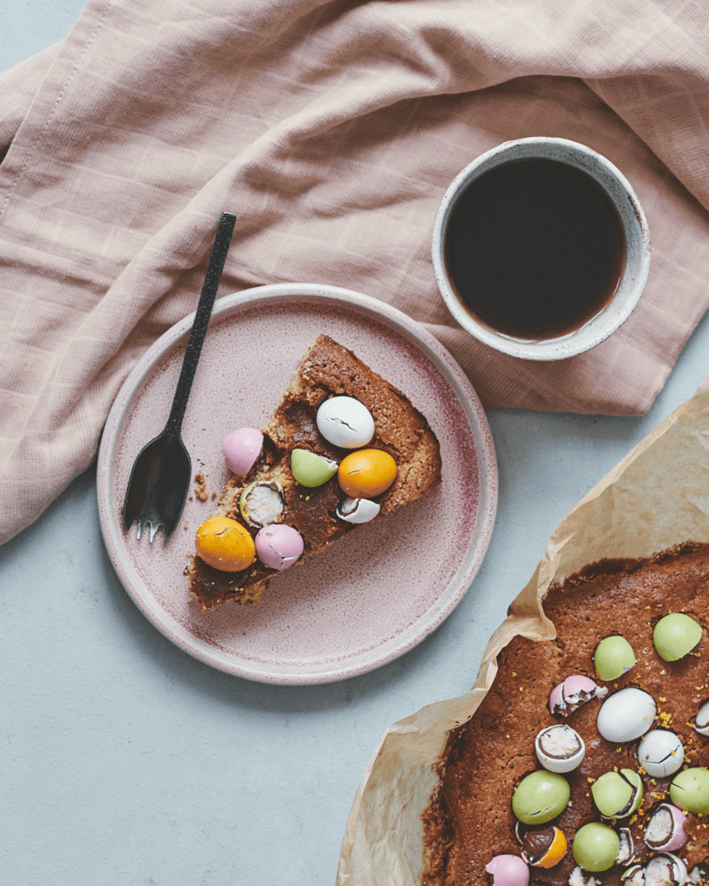 Glutenfri påskekage med ærtemel