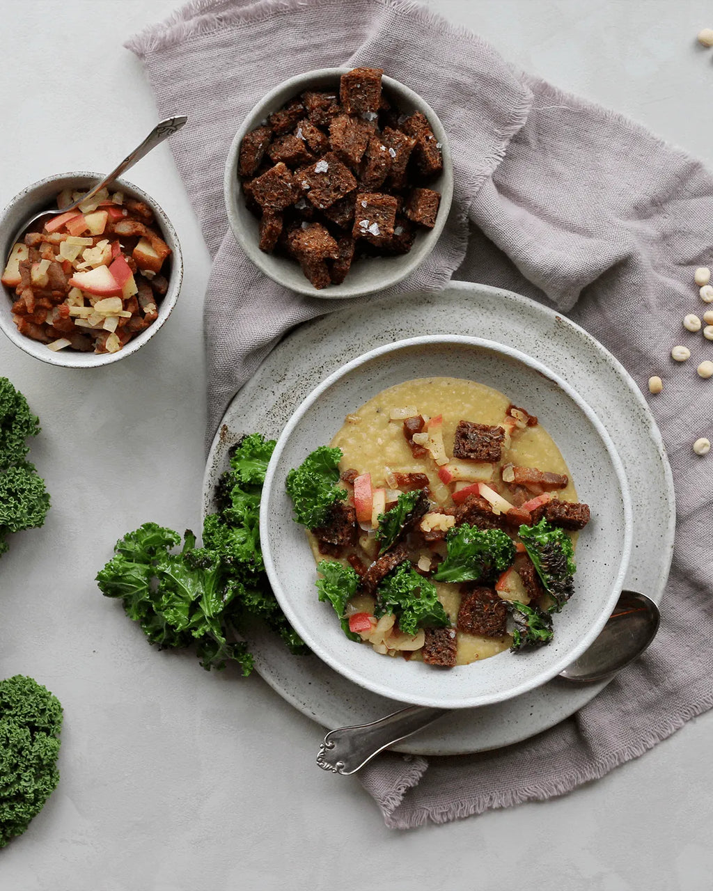 Gule ærter med danske Ingrid ærter