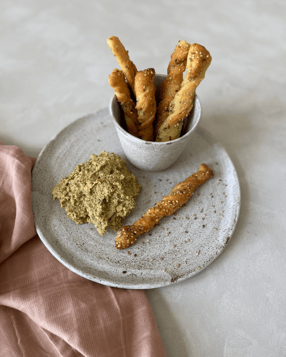 Linsehummus med gulerødder og Anicia linser