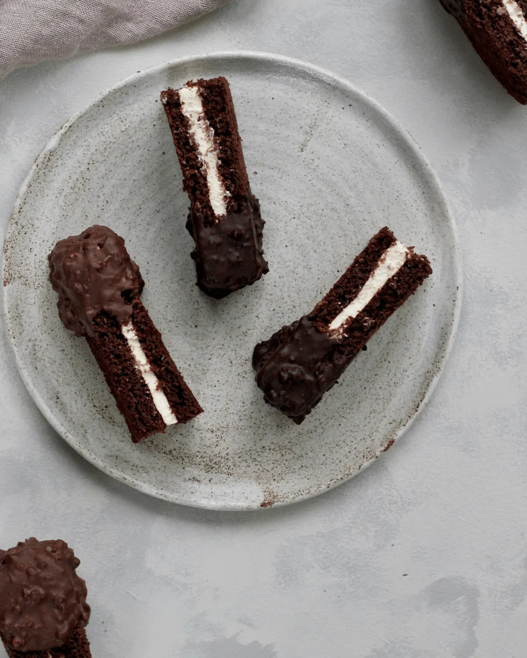 Mælkesnitter med ærtemel