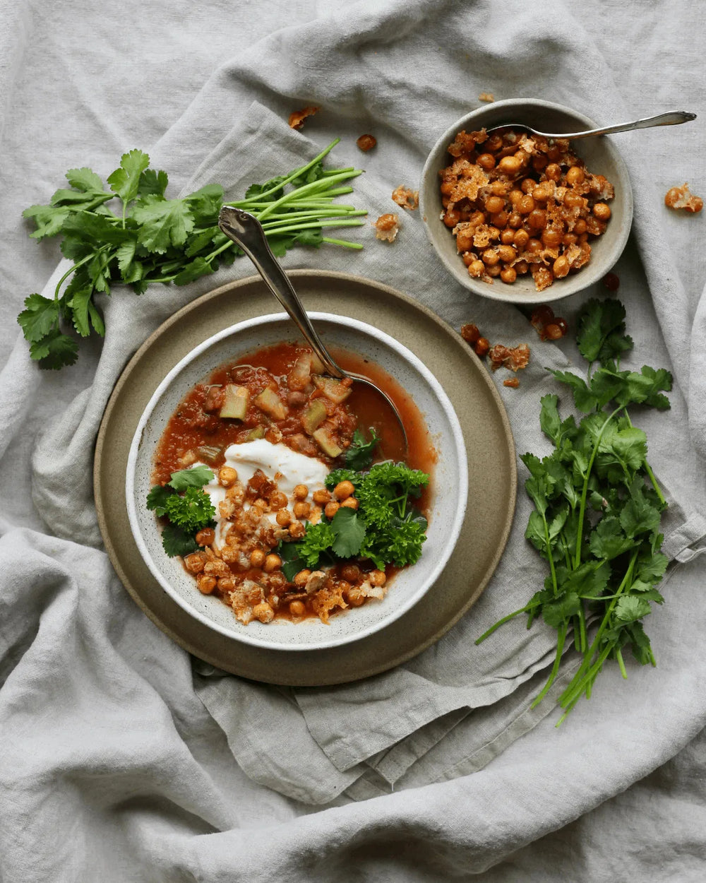 Mexicansk suppe med hestebønner og crunchy Ingrid ærter
