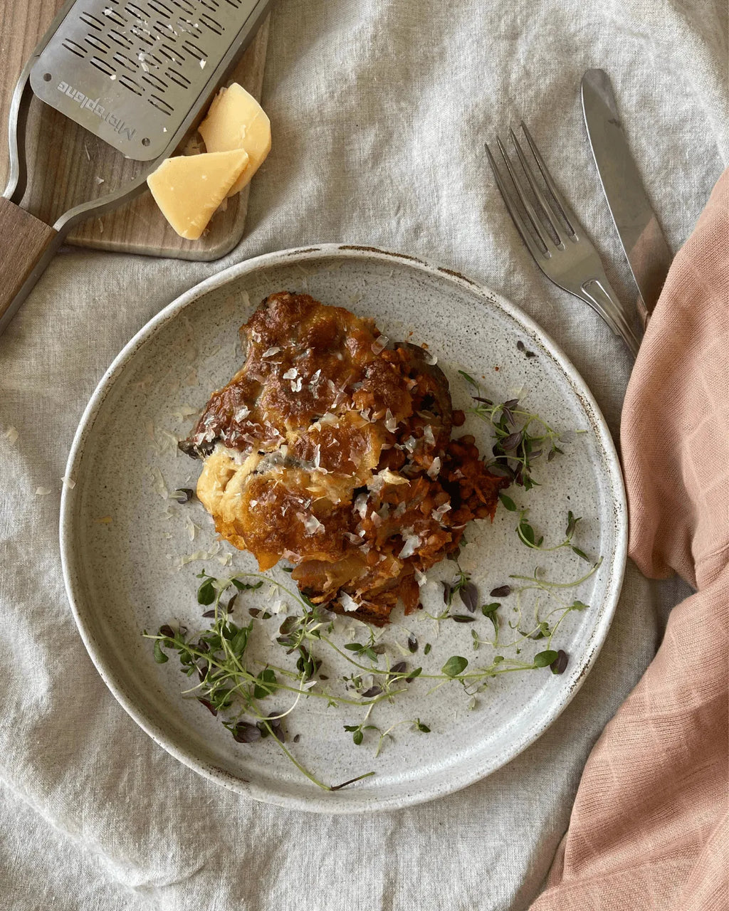 Moussaka med Anicia linser