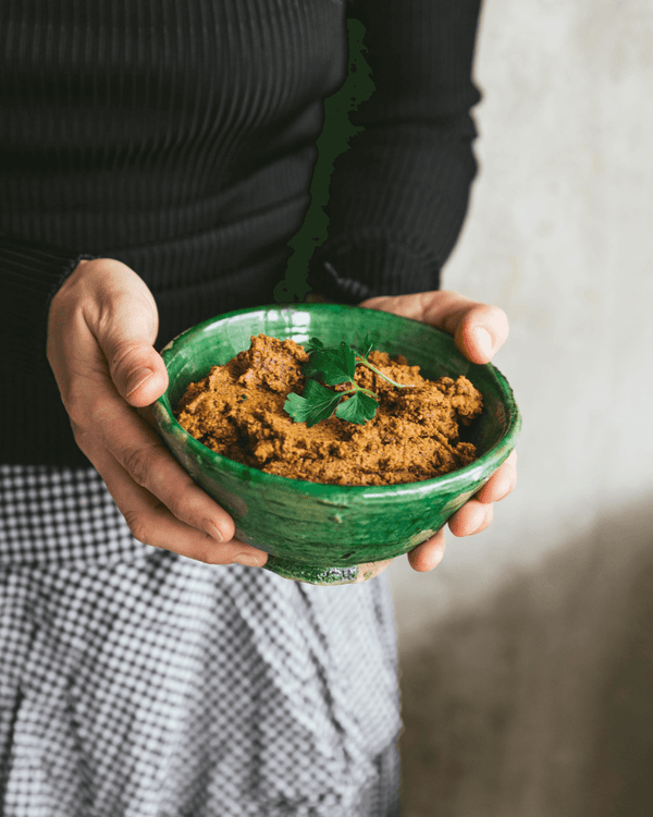 Rød linsepesto med soltørrede tomater
