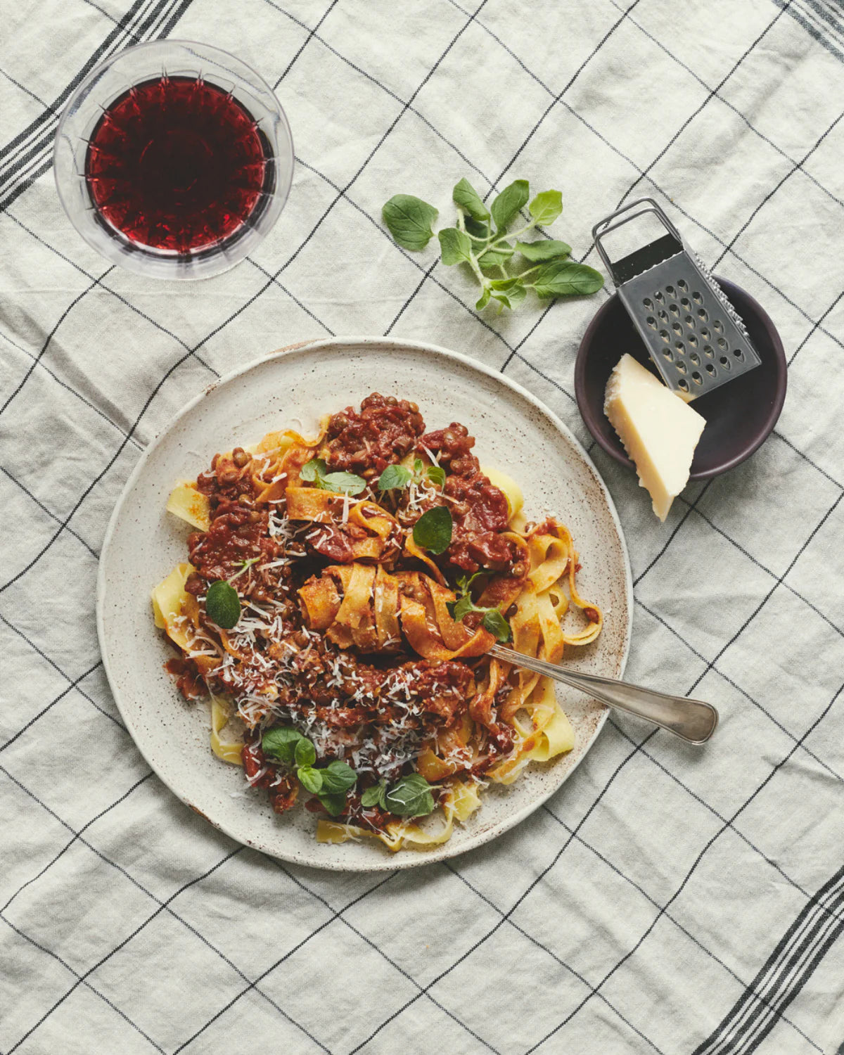 Vegetar bolognese med danske linser